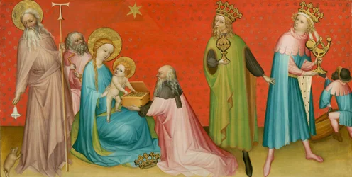 Anbetung der Heiligen Drei Könige mit dem Heiligen Antonius dem Großen
